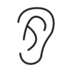ear reflexology icon